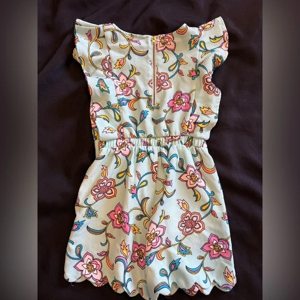 OshKosh B'gosh Floral One Piece - Pink and Blue